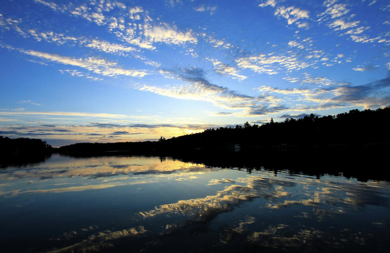 Lake view at Pine Terrace Resort.