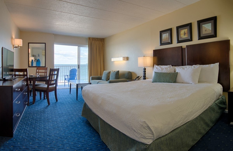 Guest room at Atlantic Oceanfront Inn.