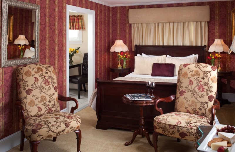 Guest bedroom at Maine Stay Inn & Cottages.