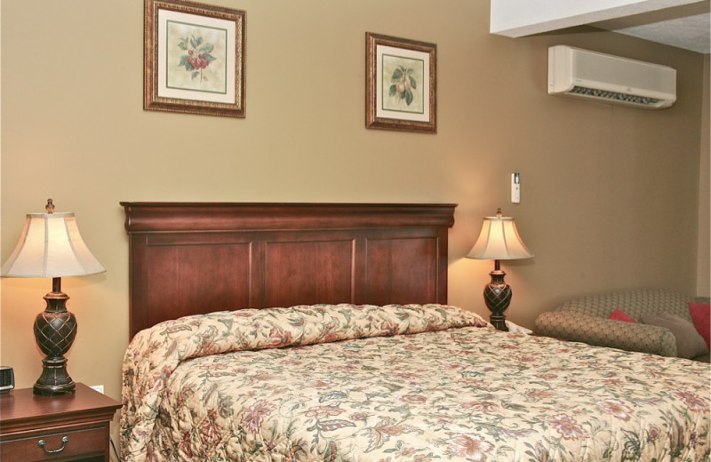 Guest room at Stone Fence Resort.