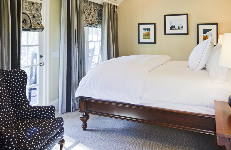 Guest room at The Inn at Willow Grove.