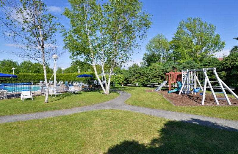 Grounds at Bar Harbor Motel.