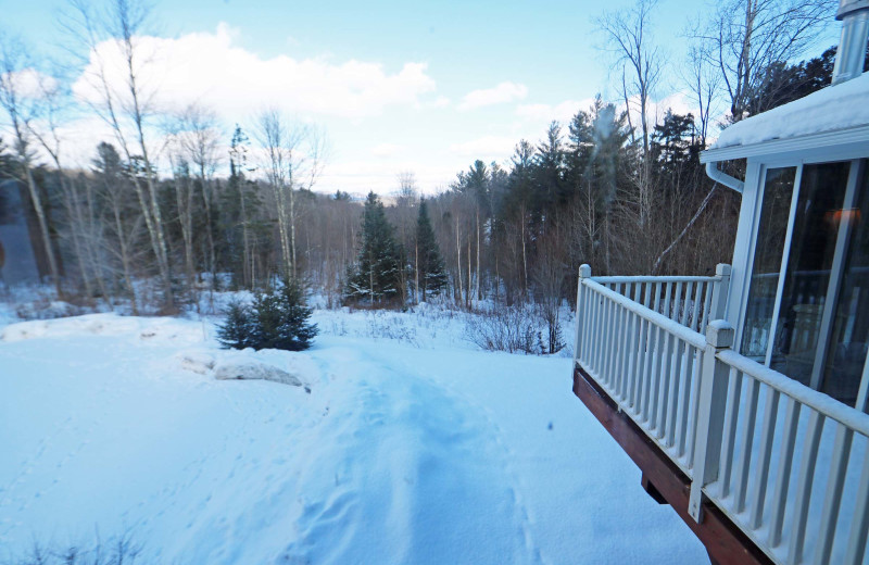 Rental exterior at Stowe Country Homes.