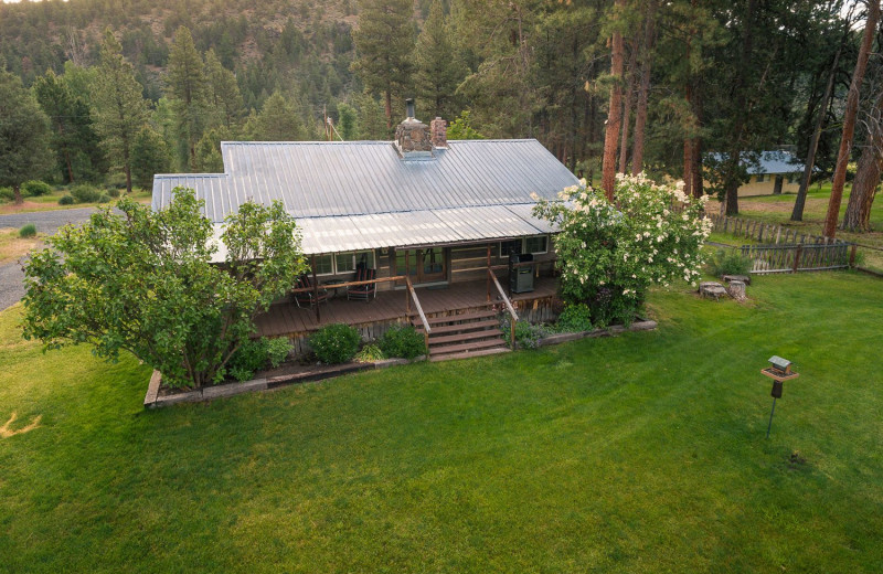 Exterior view of Lonesome Duck Lodge.