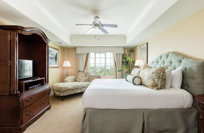 Guest room at Reunion Resort.