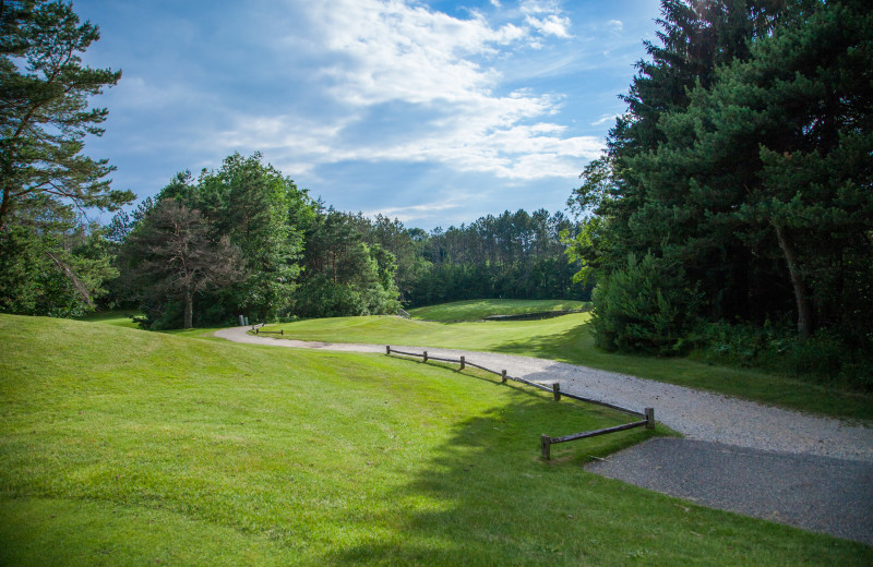 Golf course at Evergreen Resort.