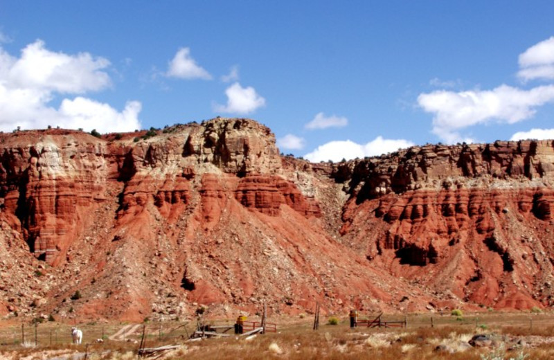 Boulder mountain at The Lodge at Red River Ranch.
