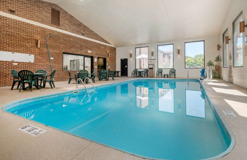 Indoor pool at Comfort Inn.