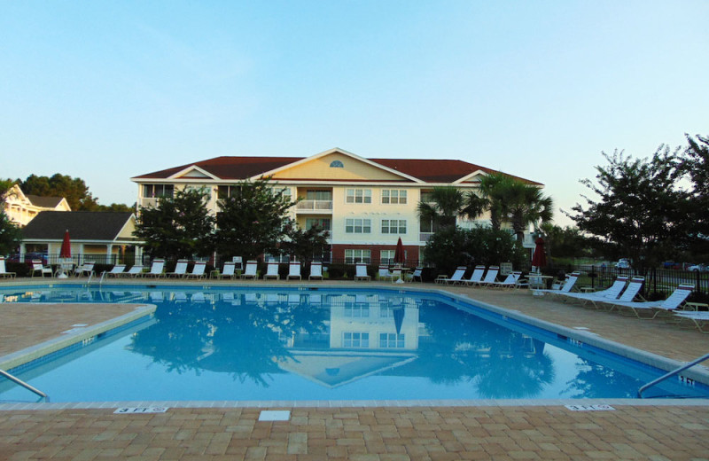 Rental pool at Barefoot Resort Rentals.