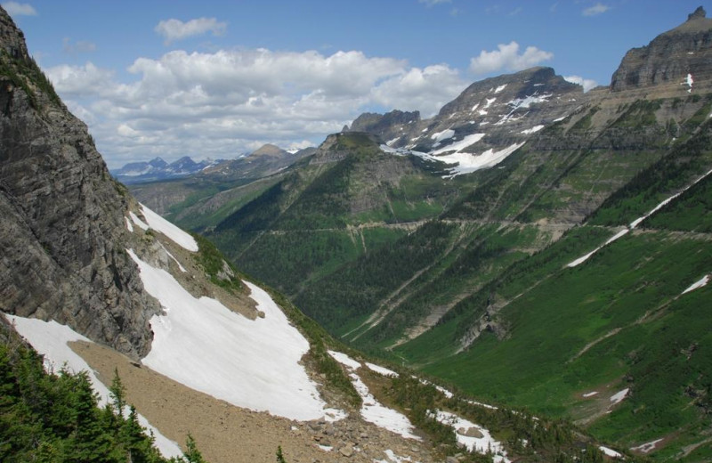 Mountains at Izaak Walton Inn.