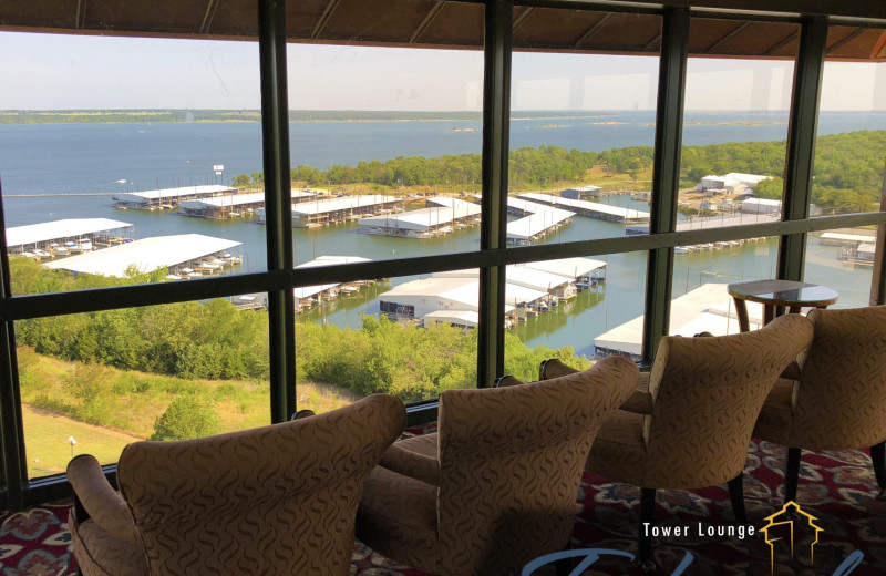 Club lounge at Tanglewood Resort and Conference Center.