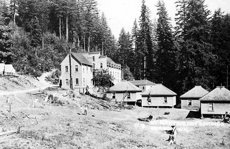 Historic photos at Carson Hot Springs Spa and Golf Resort.