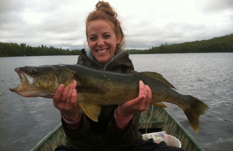 Fishing at Hungry Jack Lodge.