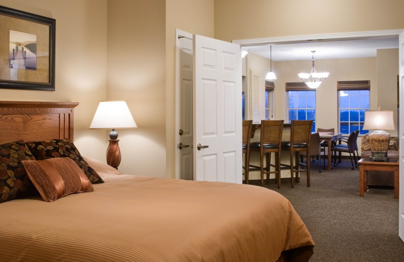 Guest room at Bridges Bay Resort.