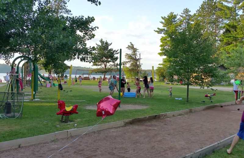 Playground at Pine Beach Resort-Side Lake.