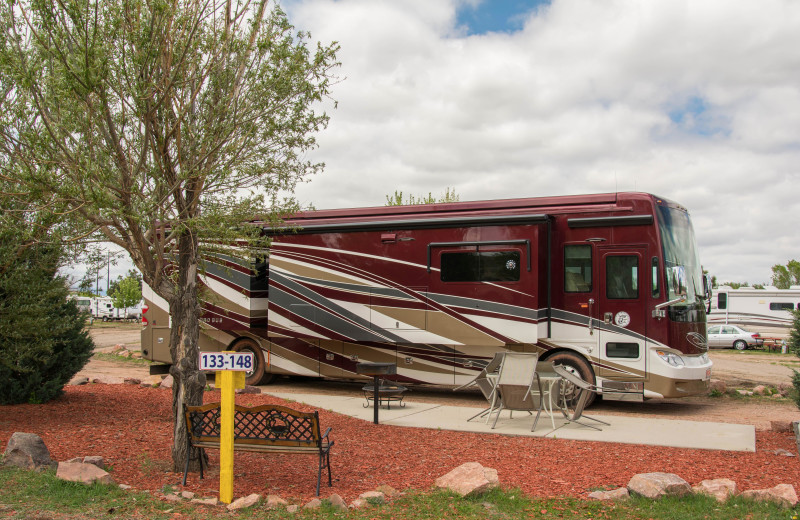 RV resort at Colorado Springs KOA.