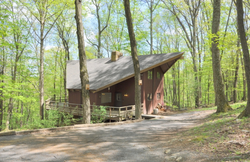 Rental exterior at Berkeley Springs Cottage Rentals.