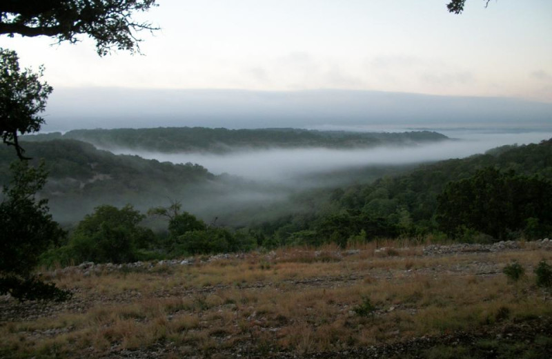 View from Walnut Canyon Cabins.
