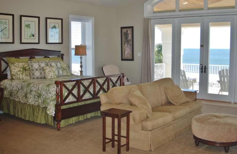 Rental bedroom at Gulf Shores Vacation Rentals.