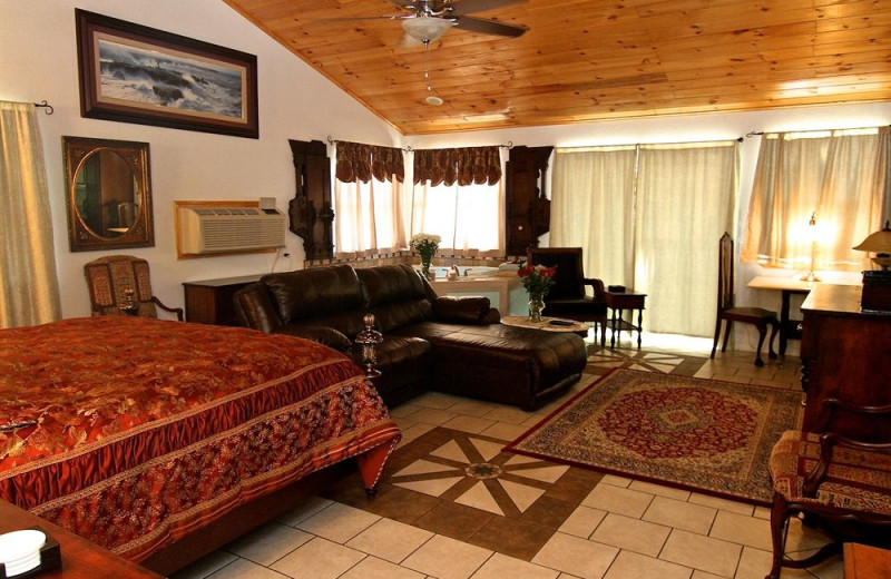 Guest room at Echo Canyon Spa Resort.