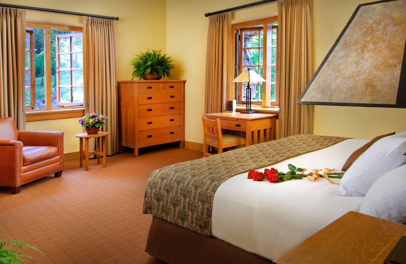 Guest room at The Grove Park Inn Resort & Spa.