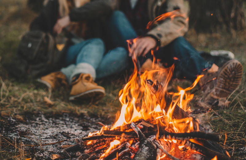 Bonfires at Driftwood Resort.