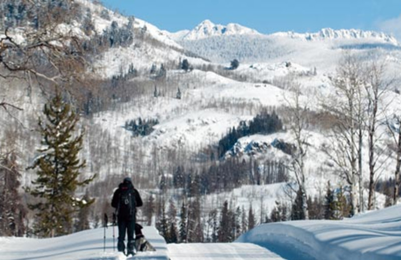 Skiing at Vista Verde Ranch.