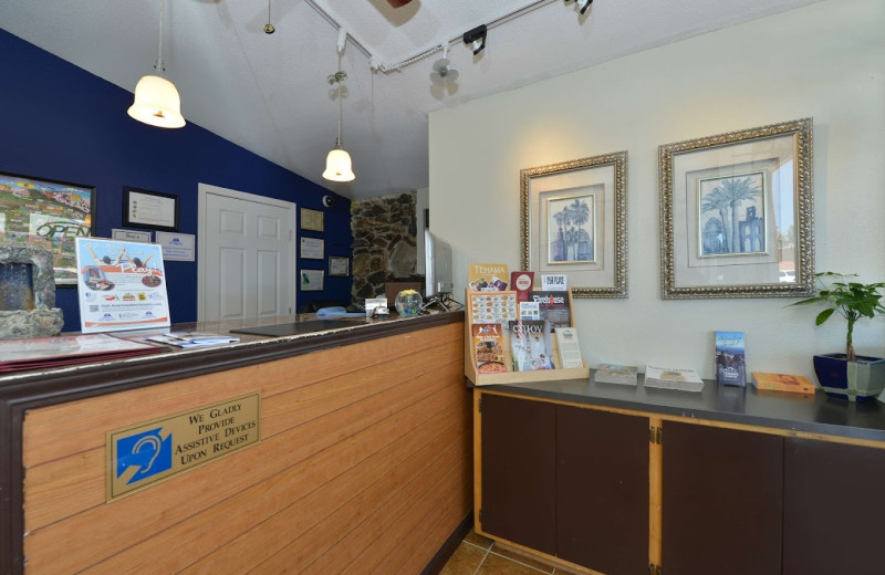 Lobby at Americas Best Value Inn Red Bluff.