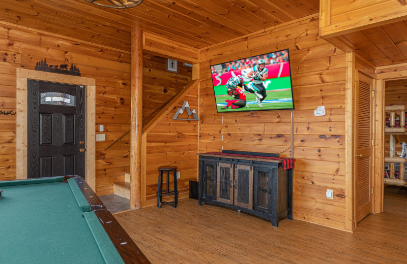 Rec room at American Patriot Getaways - Mountain Mama.