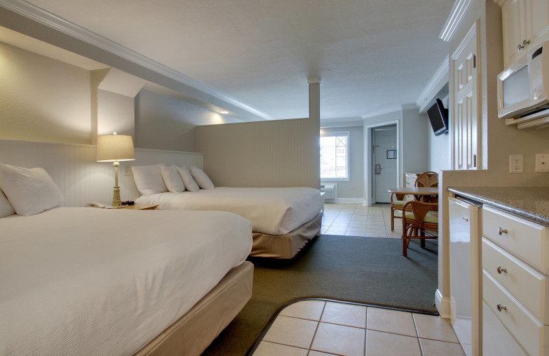 Guest room at Islander Hotel & Resort.