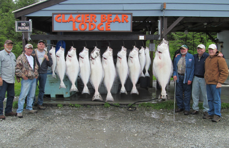 Fishing at Glacier Bear Lodge.