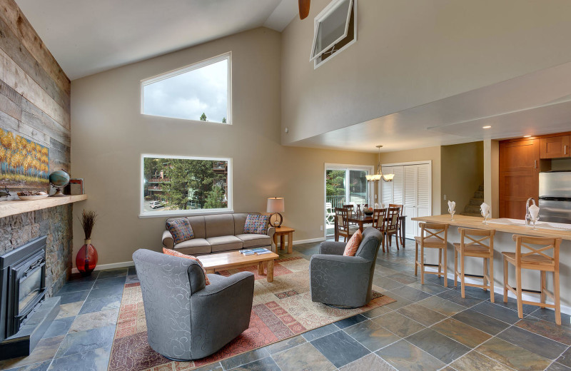 Rental interior at Lake Tahoe Accommodations.