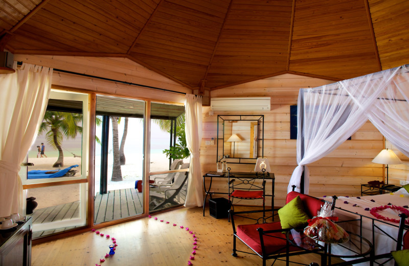 Guest room at Kuredu.