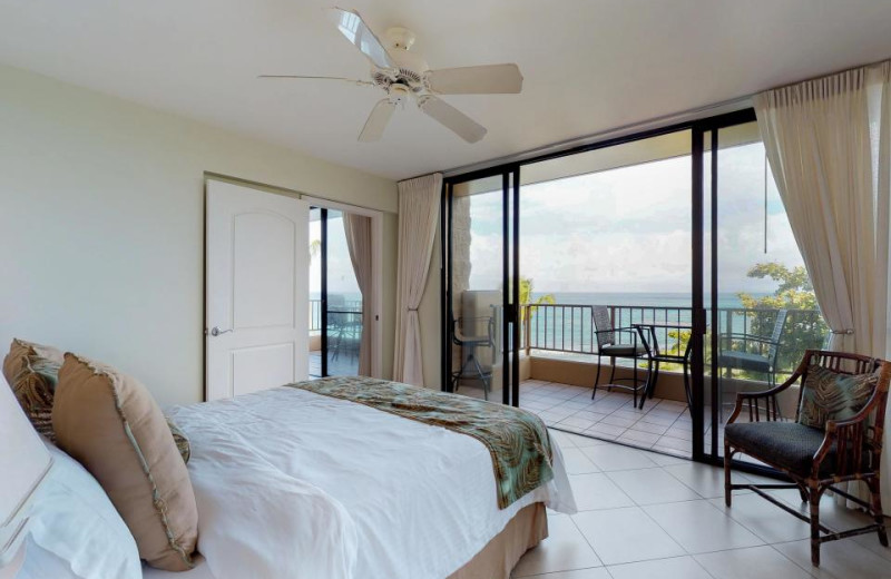 Rental bedroom at Vacasa Maui.