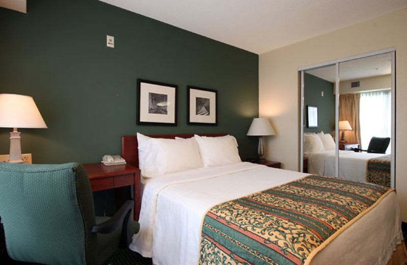 Guest Room at the Residence Inn Scranton