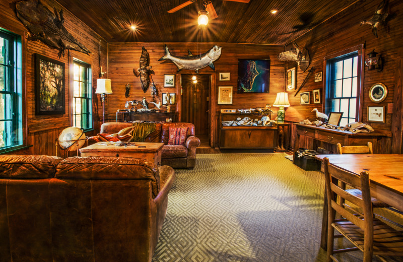 The Hunting Lodge museum at Lodge on Little St. Simons Island.