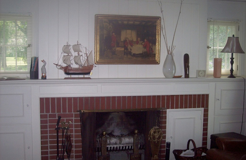 Fireplace at Minnetonka Cape Cod Charmer.