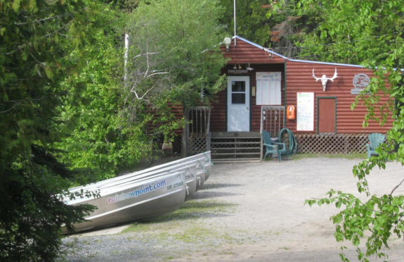 Exterior view of Rainbow Point Lodge.