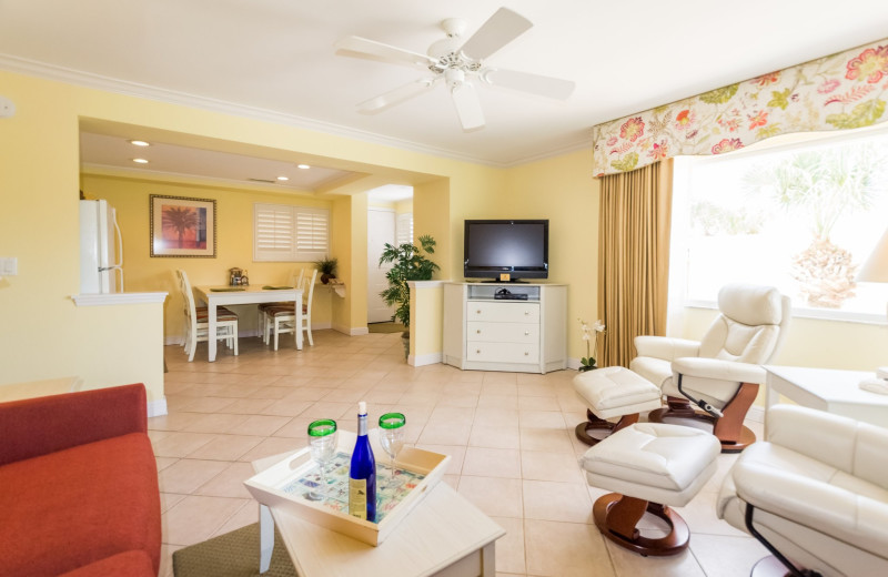 Guest room at Inn At The Beach Resort.