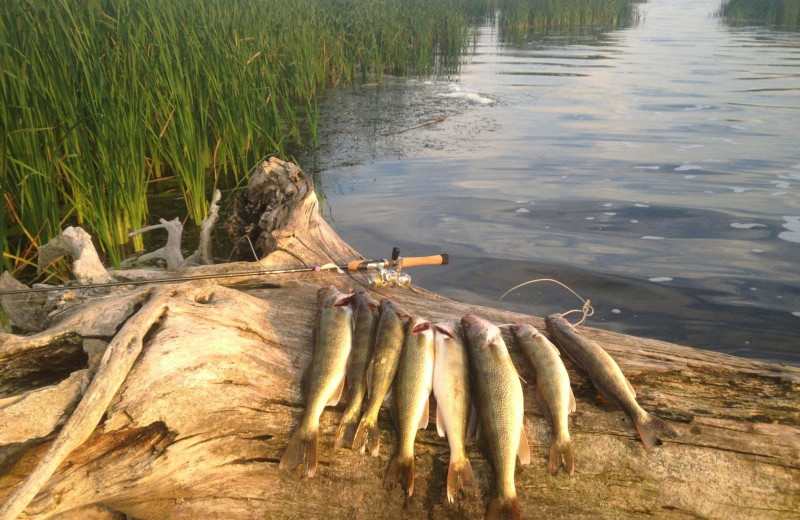 Fishing at Double P Ranch.