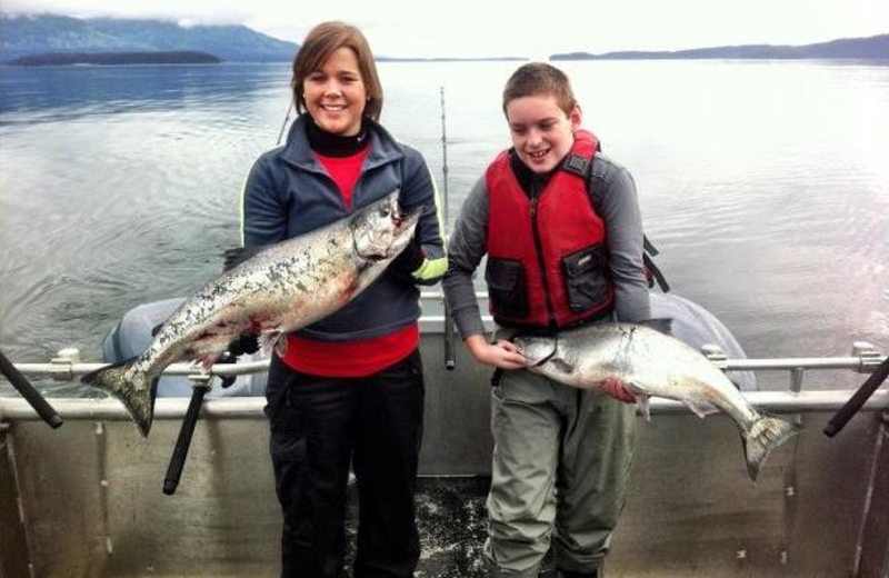 Fishing at Port Lions Lodge.