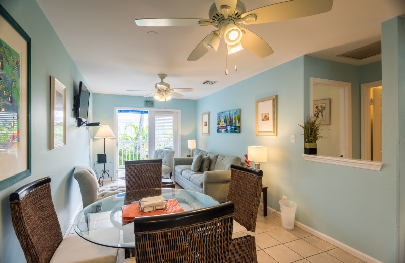 Rental dining room at Key West Vacation Rentals.