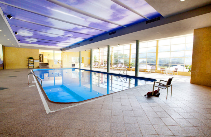 Indoor pool at Honor's Haven Resort & Spa.