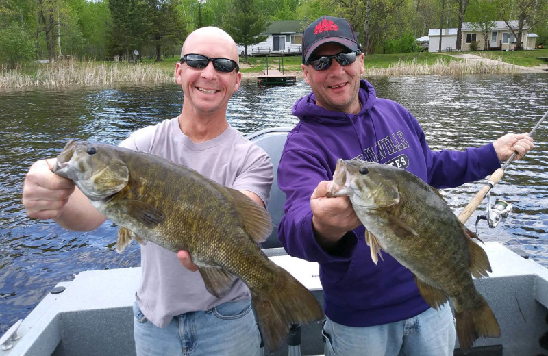 Fishing at Harris Hill Resort.
