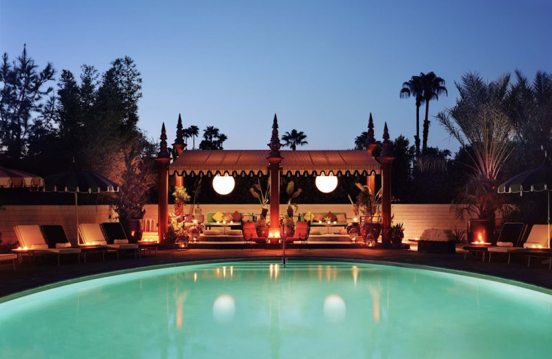 Outdoor pool at Parker Palm Springs.