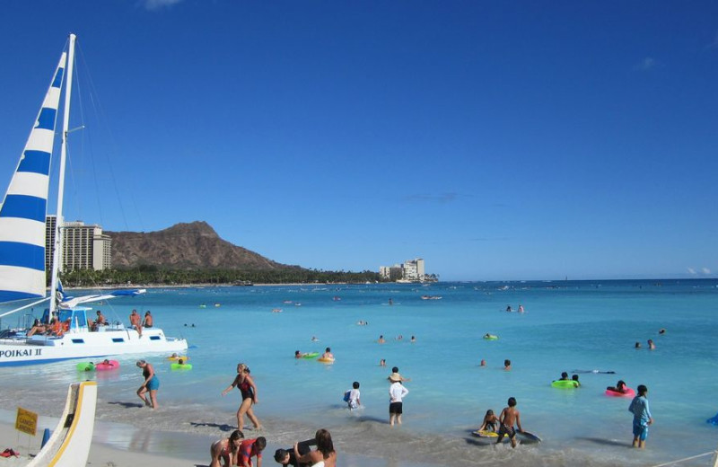 Beach near Hawaiian Vacation Rentals.