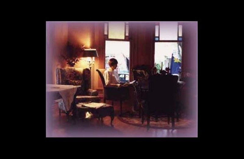 Parlor view at Magnolia Oaks Bed & Breakfast.