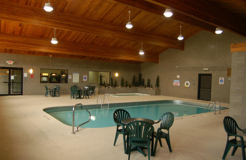 Indoor pool at Kavanaugh's Sylvan Lake Resort.