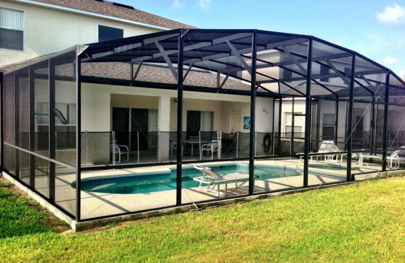 Private pool at Orlando Sunshine Villas.