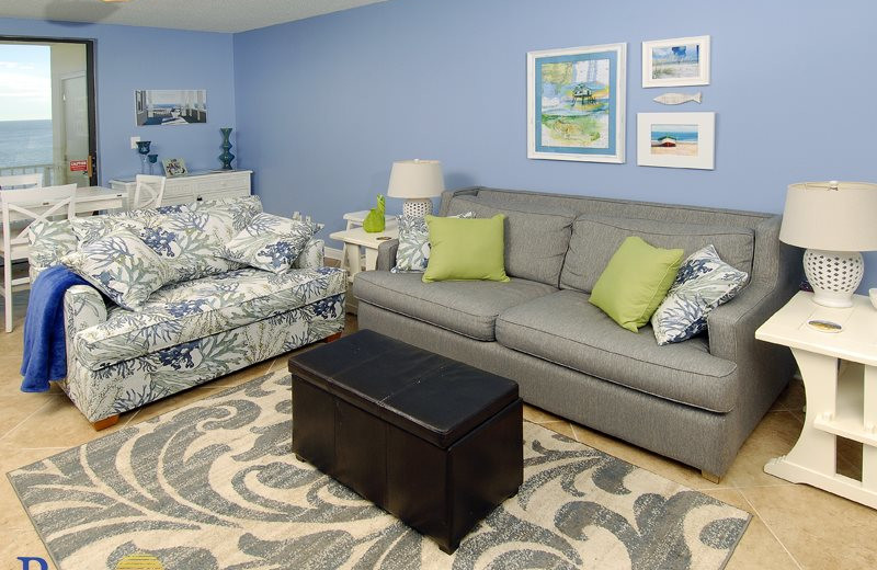 Rental living room at Bender Realty.